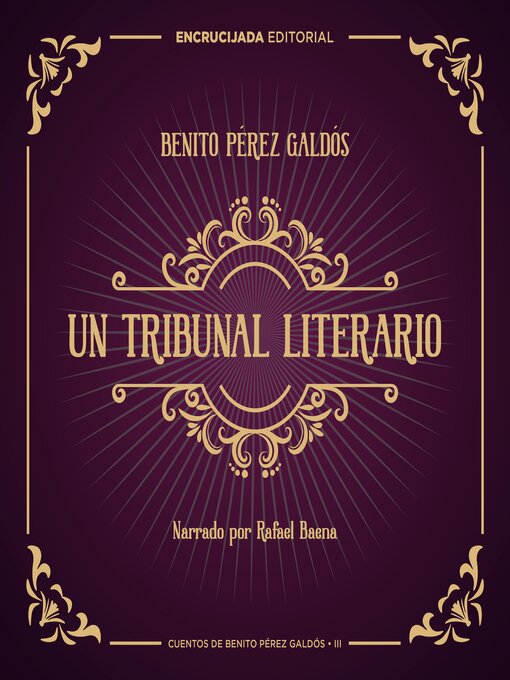 Title details for Un tribunal literario by Benito Pérez Galdós - Available